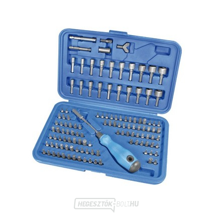 Bit készlet 1/4" mágneses rögzítéssel - 122db