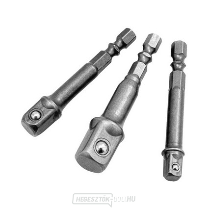Szűkítő 1/4", 3/8", 1/2" dugókulcsokhoz