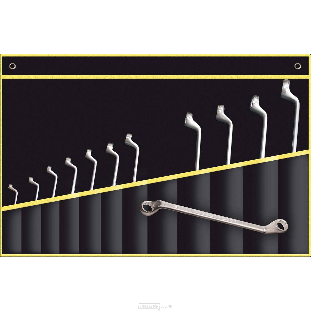 12 darabos offset kulcskészlet 75d. (6-32)