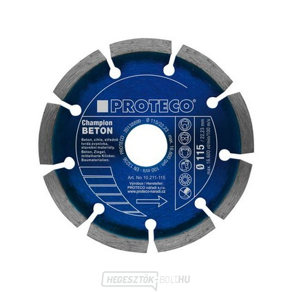 Tárcsa dia 150 mm szegmens BETON CHAMPION beton, tégla, állapot.
