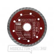 Kerékátmérő 115 mm tömör szegmens TURBO CHAMPION kő, beton. gallery main image