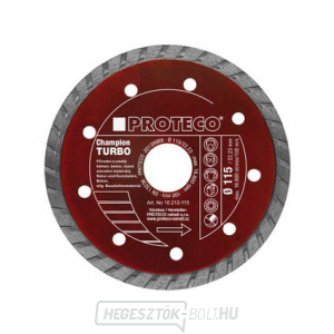 Kerékátmérő 115 mm tömör szegmens TURBO CHAMPION kő, beton. gallery main image