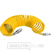 Spirál tömlő PU 5/8mm 7,5 m gyorscsatlakozókkal STOP gallery main image