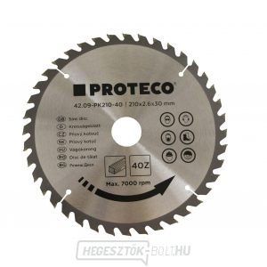 Fűrészlap SK 210x2.6x30 40z redukció 30/20 mm Fűrészlap SK 210x2.6x30 40z redukció 30/20 mm