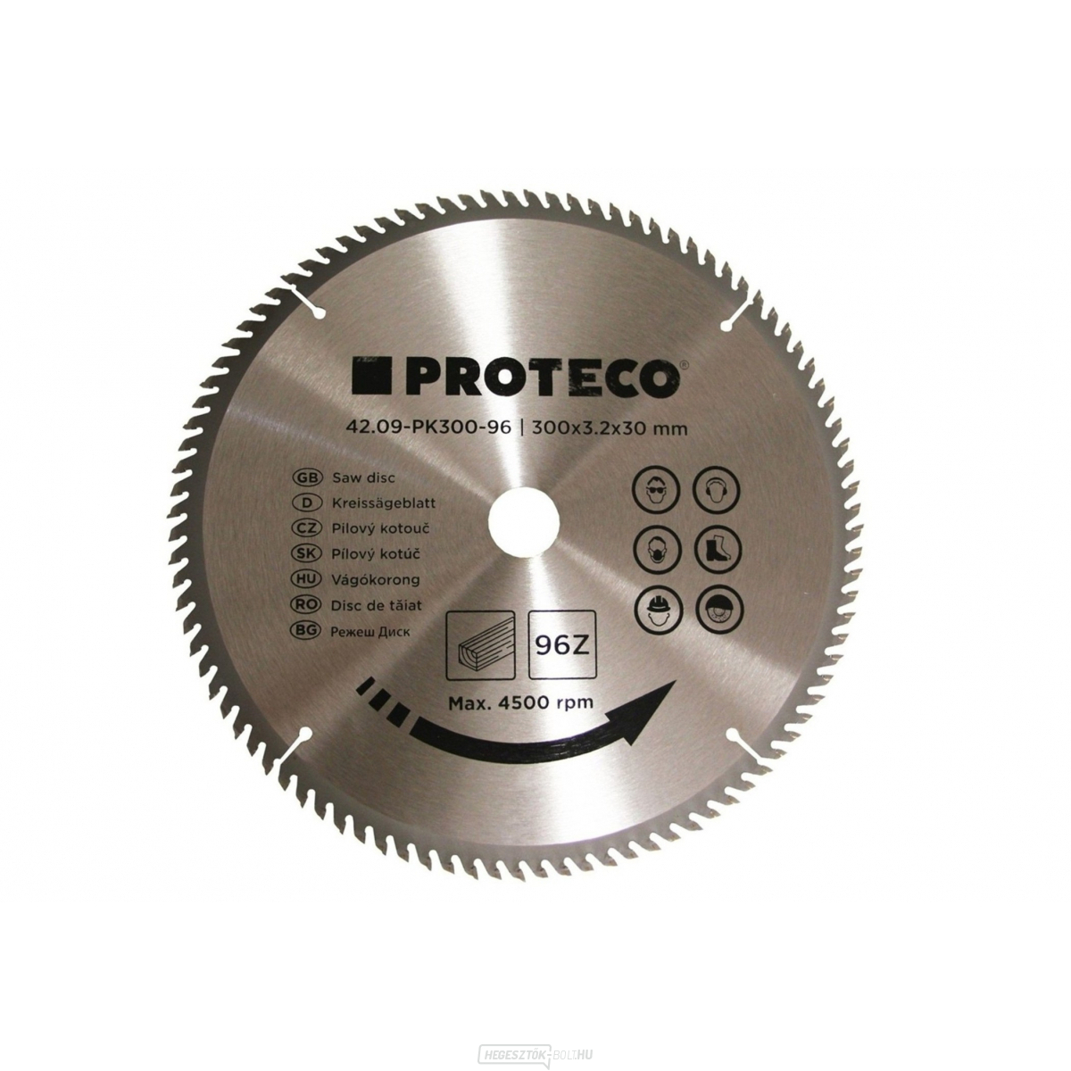 Fűrészlap SK 300x3.2x30 96z redukció 30/20 mm