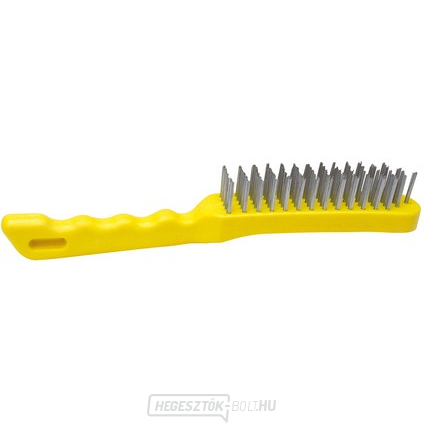 Négy vagy öt soros kézi kefe Fe, műanyag nyéllel