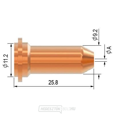 Fúvóka 0,8 hosszú PARKER
