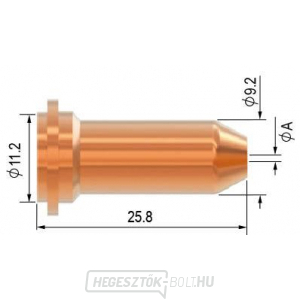 Fúvóka 0,8 hosszú PARKER  Fúvóka 0,8 hosszú PARKER  gallery main image