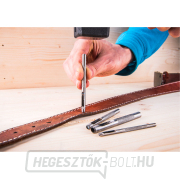 Bőr lyukasztó, 9 darabos készlet, EXTOL CRAFT Előnézet 