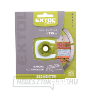 Gyémánt vágókorong szegmentált, 115x22,2mm, száraz vágás Előnézet 