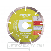 Gyémánt vágókorong szegmentált, 125x22,2mm, száraz vágás Gyémánt vágókorong szegmentált, 125x22,2mm, száraz vágás gallery main image