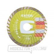 Gyémánt vágókorong turbó, 115x22,2mm, száraz és nedves vágás Gyémánt vágókorong turbó, 115x22,2mm, száraz és nedves vágás gallery main image