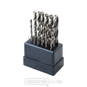 Fém fúrószár, ∅ 1-10mm, polírozott, HSS - 19db Fém fúrószár, ∅ 1-10mm, polírozott, HSS - 19db gallery main image