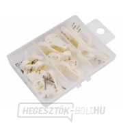 Univerzális műanyag kampók 3 méretben, 16 darabos készletben Univerzális műanyag kampók 3 méretben, 16 darabos készletben gallery main image