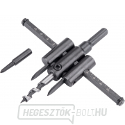 Állítható fafúró 2 fúrószárral, ∅ 30-120mm Állítható fafúró 2 fúrószárral, ∅ 30-120mm gallery main image