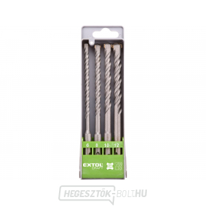 SDS PLUS ütvefúró betonhoz, 4 darabos készlet, SK SDS PLUS ütvefúró betonhoz, 4 darabos készlet, SK gallery main image