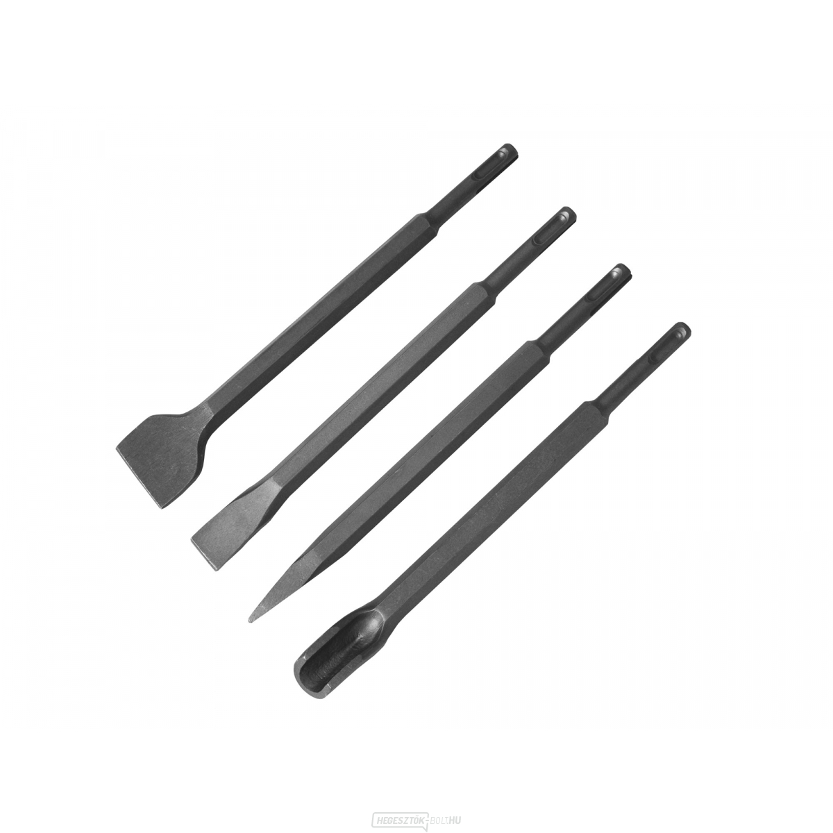 SDS PLUS véső, 4 darabos készlet, 250mm