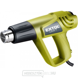 Forrólevegő pisztoly, 2000/1000W, 550/350°C Forrólevegő pisztoly, 2000/1000W, 550/350°C gallery main image