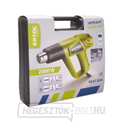 Hőlégpisztoly EXTOL 2000/1000W tartozékokkal náhled