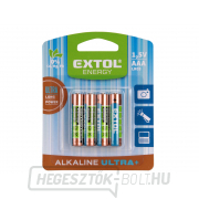 Alkali elemek ULTRA , 1,5V AAA (LR03) - 4 db Előnézet 