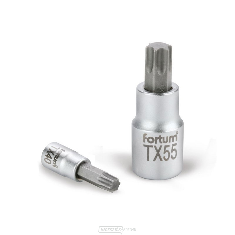 Dugókulcs TORX, 1/4", TX 15, L 37mm, CrV/S2
