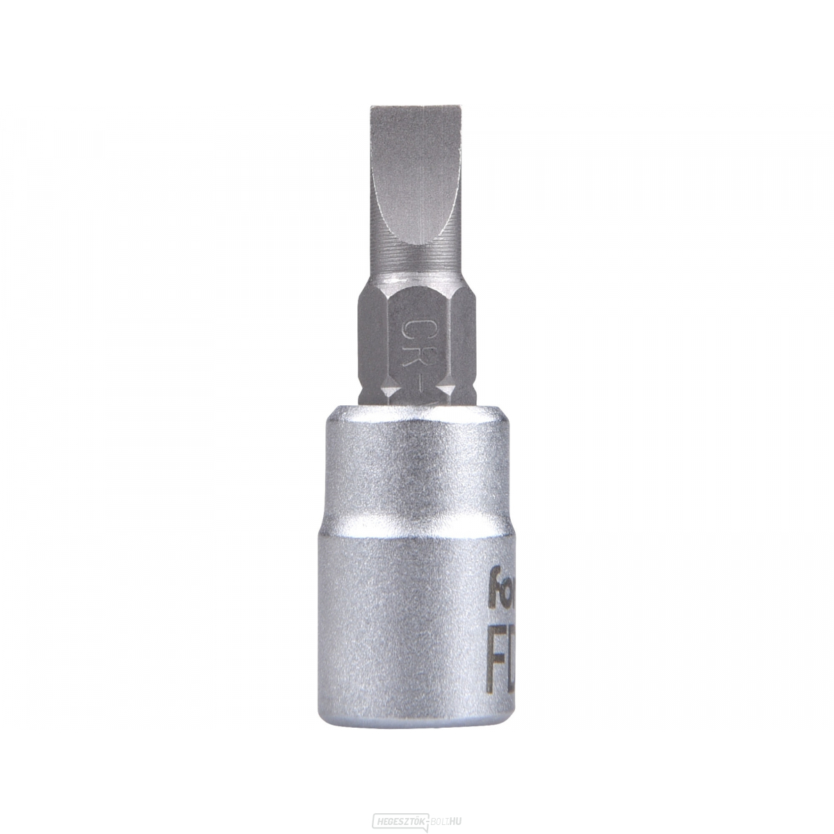 Csavarhúzó dugókulcs lapos fejű, 1/4", 5,5mm, L 37mm, CrV/S2