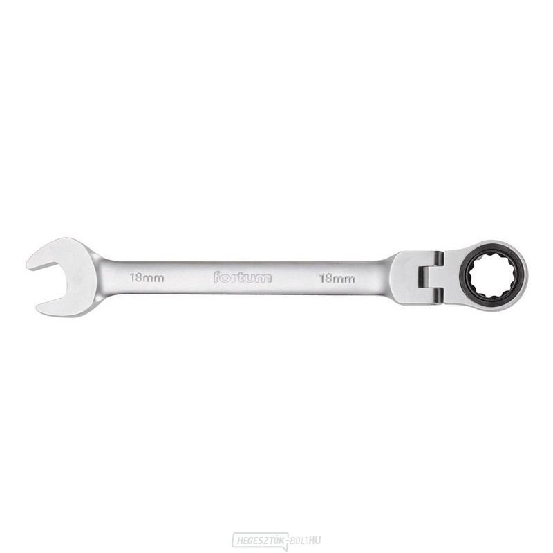 Ratchet kulcs, 72 fogú, 13mm, L 186mm, CrV/S2