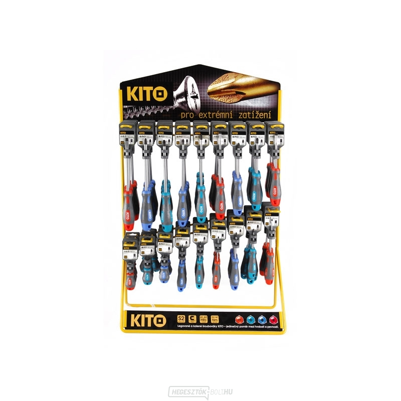 Stand KITO csavarhúzók - 90db gallery main image