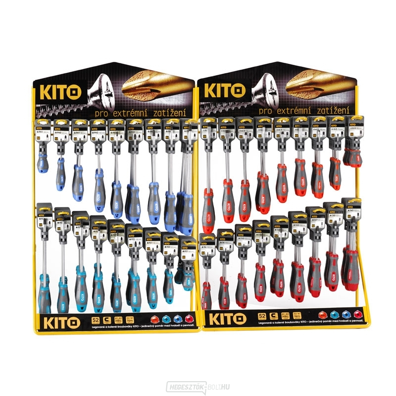 Stand KITO csavarhúzók - 170db gallery main image