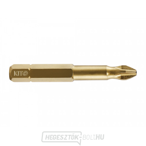 Bit készlet 10db, PH 1x50mm, S2/TiN Bit készlet 10db, PH 1x50mm, S2/TiN gallery main image