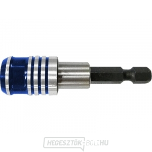 Bit tartó mágnessel és reteszeléssel, 61CrV5 - 1/4  Bit tartó mágnessel és reteszeléssel, 61CrV5 - 1/4