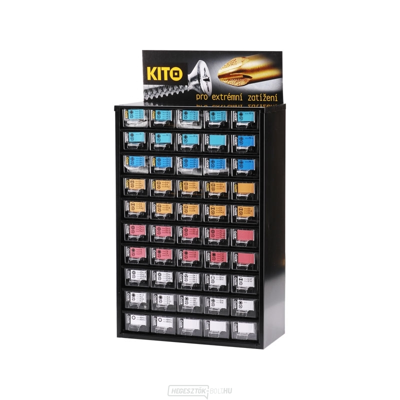 KITO hegyes tálca 50 foglalathoz, 539db gallery main image