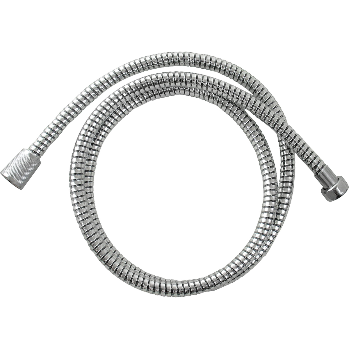 Zuhanycső, fekete/ezüst PVC, 150cm, ,, PVC, VIKING
