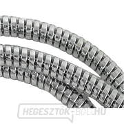 Zuhanycső, fekete/ezüst PVC, 150cm, ,, PVC, VIKING Előnézet 