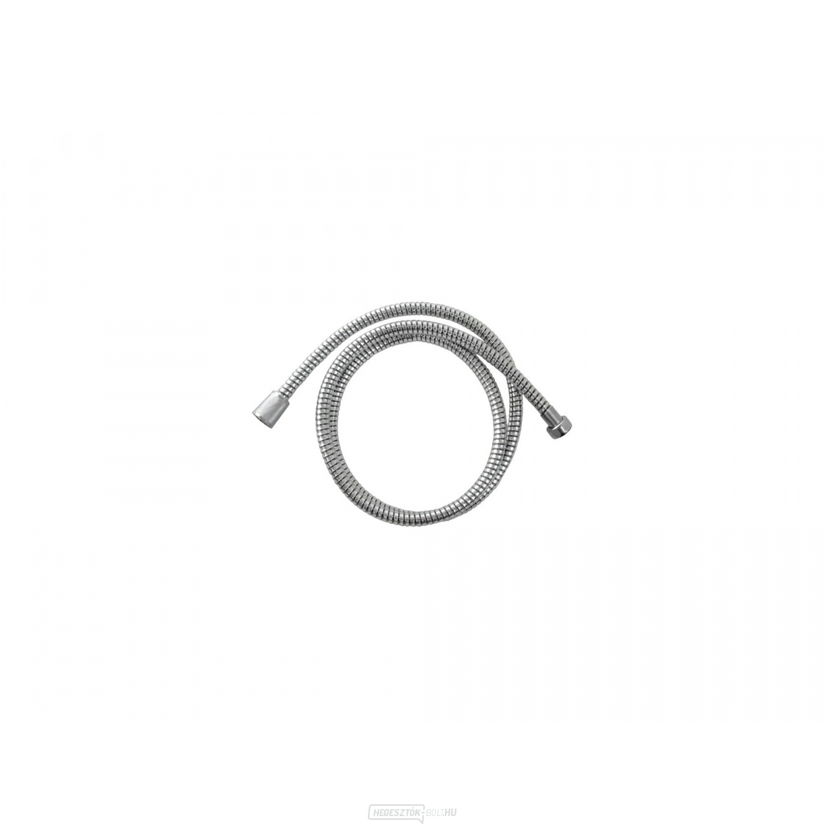 Zuhanycső, fekete/ezüst PVC, 150cm, forgatható, PVC, VIKING