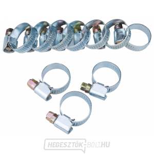 Tömlőbilincsek, 10 darabos csomag, 12-22mm Tömlőbilincsek, 10 darabos csomag, 12-22mm gallery main image