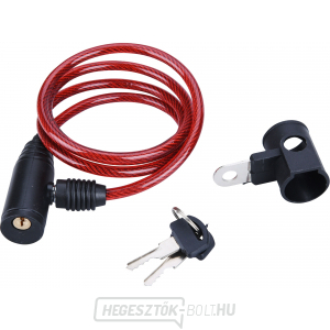 Kerékpárzár - kábel, 6x1000mm Kerékpárzár - kábel, 6x1000mm gallery main image