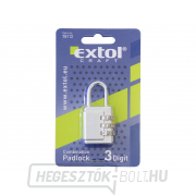 Kombinációs zár háromjegyű kóddal, 26x55mm Kombinációs zár háromjegyű kóddal, 26x55mm náhled