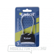 Kombinációs zár háromjegyű kóddal - 150 mm-es kábel náhled