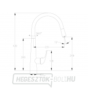 Mosdókagyló-keverő, teleszkópos, króm, BALLETTO náhled