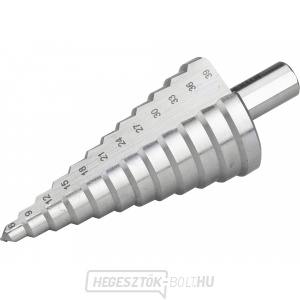 Lépcsős fúró, ∅ 6-39mm, 3mm-es lépések, 12 furat, szár ∅ 12mm, hossza 101mm, HSS gallery main image