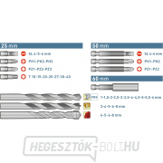 Fúrószárkészlet és hegyek, HSS, CrV - 44db Előnézet 