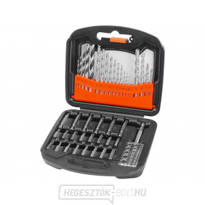 Fúrószárkészlet és hegyek, HSS, CrV - 44db Fúrószárkészlet és hegyek, HSS, CrV - 44db gallery main image