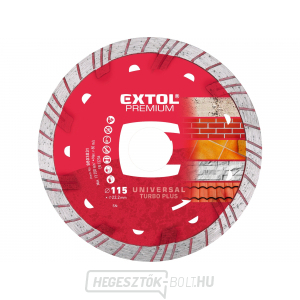 Gyémánt vágókorong turbó plus, 115x22,2mm Gyémánt vágókorong turbó plus, 115x22,2mm gallery main image
