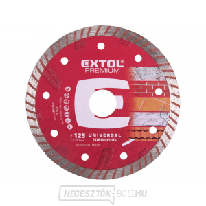 Gyémánt vágókorong turbó plus, 125x22,2mm Gyémánt vágókorong turbó plus, 125x22,2mm gallery main image