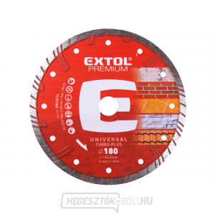 Gyémánt vágókorong turbó plus, 180x22,2mm Gyémánt vágókorong turbó plus, 180x22,2mm gallery main image