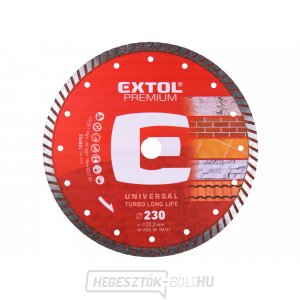 Gyémánt vágókorong turbó plus, 230x22,2mm Gyémánt vágókorong turbó plus, 230x22,2mm gallery main image