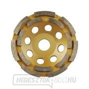 Gyémánt csiszolótárcsa kétsoros, 115x22,2mm gallery main image