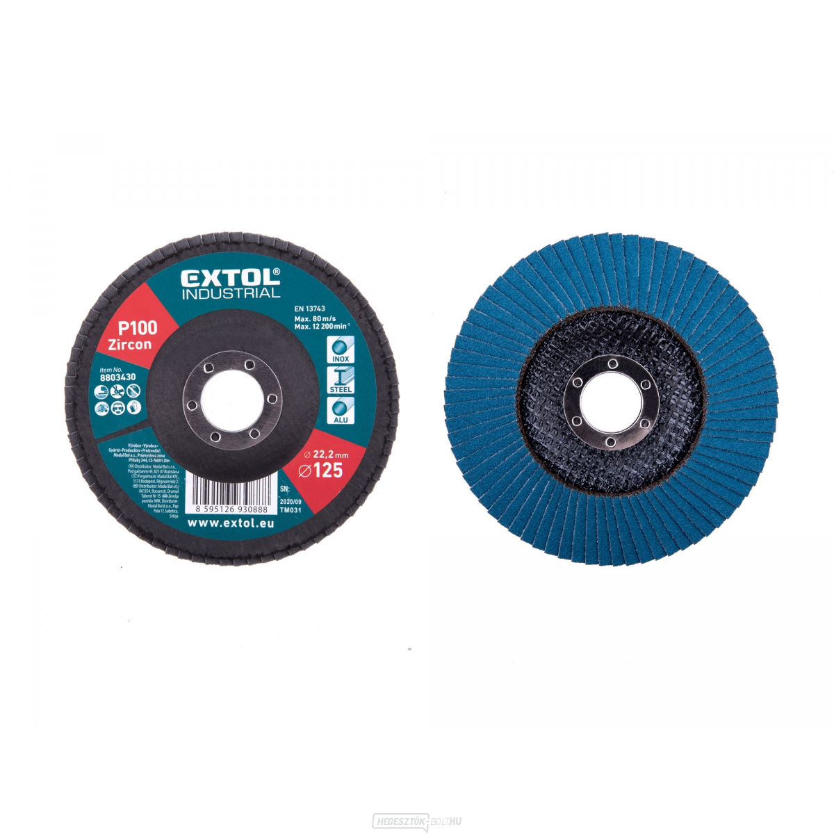 Cirkónium-dioxid penge, P100, 125mm, ZIRKON