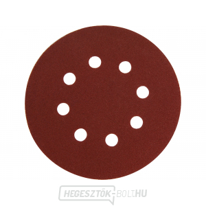 Csiszolópapír 125mm, szemcse. P40, tépőzár - 10 db  Csiszolópapír 125mm, szemcse. P40, tépőzár - 10 db  gallery main image